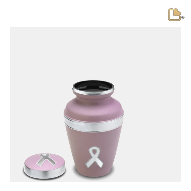 Awareness Pink Keepsake Urn