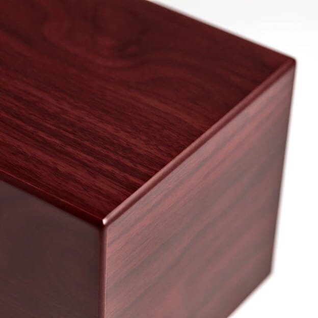 Box Urn in Cherry