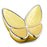 Wings of Hope Adult Urn Pearl Yellow & Pol Silver
