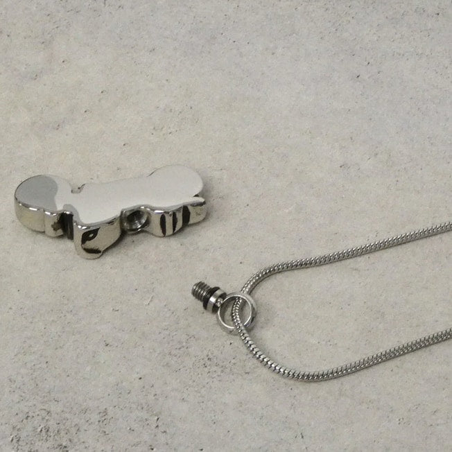 Cruiser Motorcycle Cremation Necklace