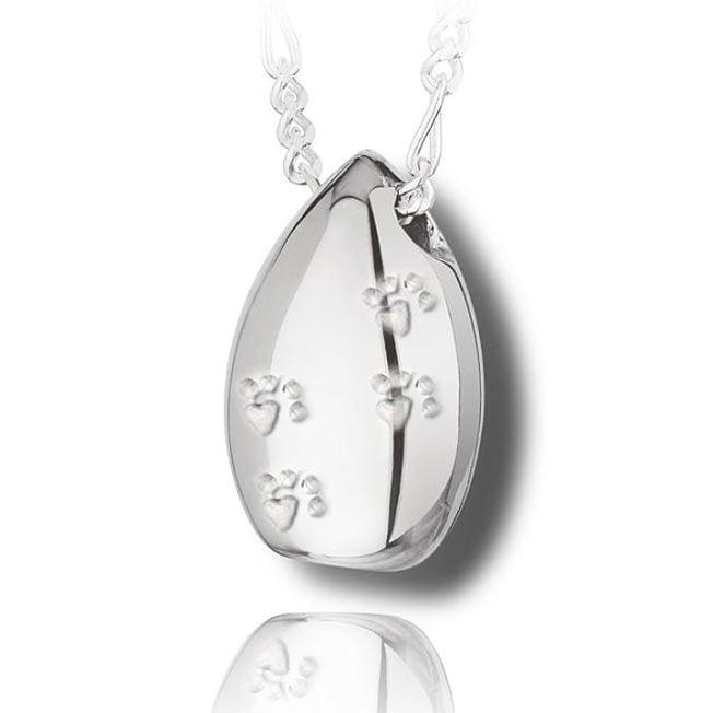 Pet Tear Drop Cremation Necklace