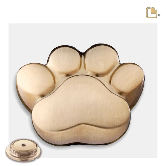 LovePaw Pet  Urn Bru Gold