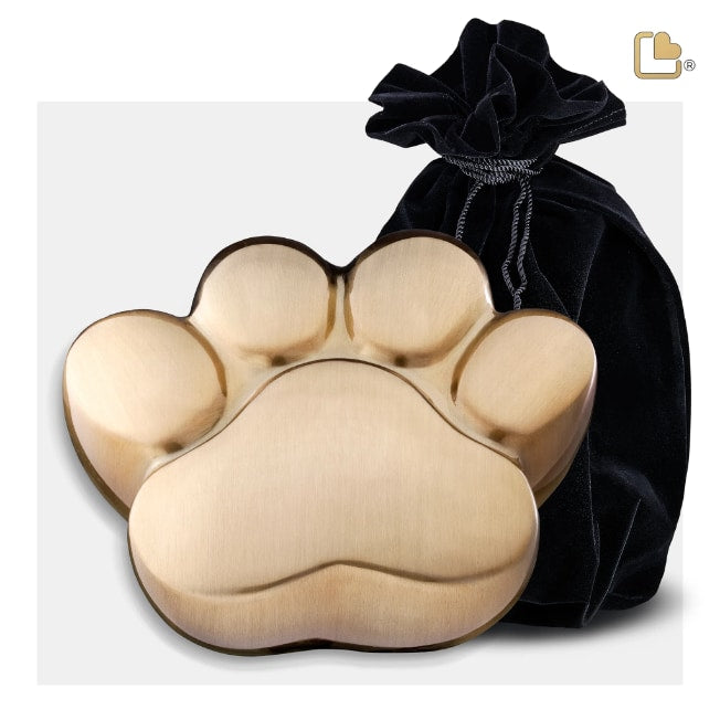 LovePaw Pet  Urn Bru Gold