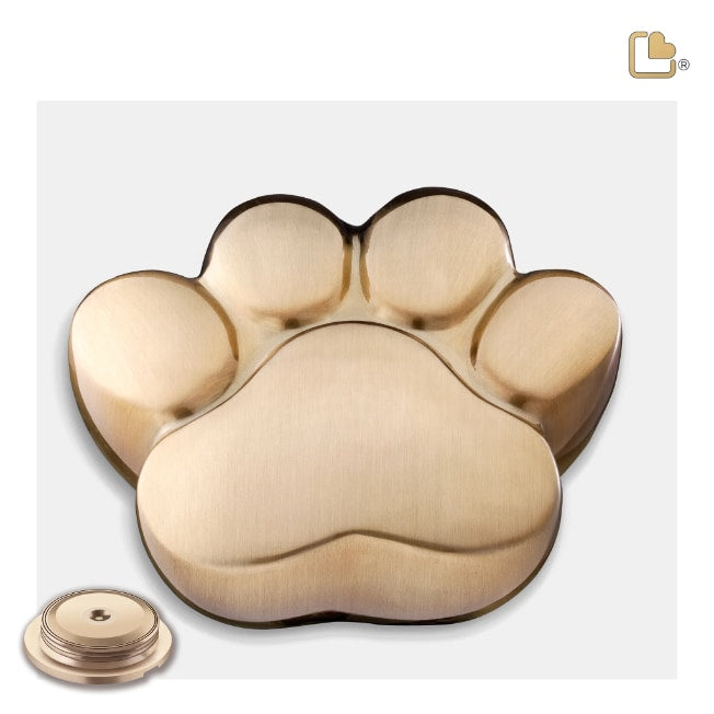 LovePaw Pet  Urn Bru Gold