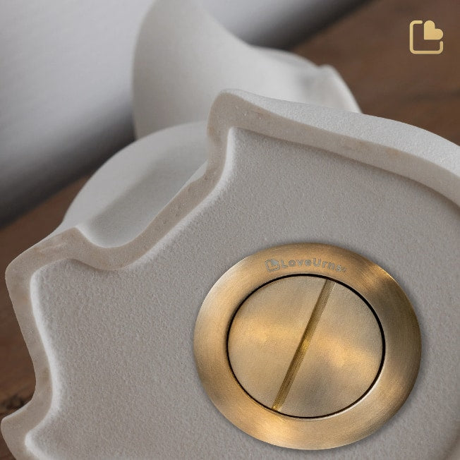 Dog Pet Urn in Porcelain