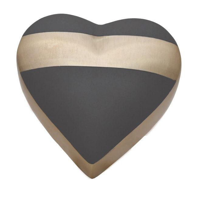Luxa Stone Brass Heart Keepsake