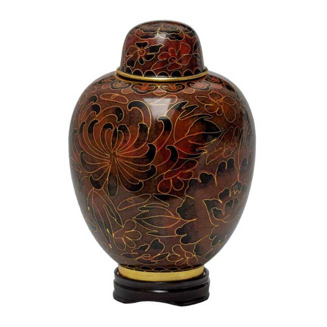 Amber Cloisonné Infant Urn