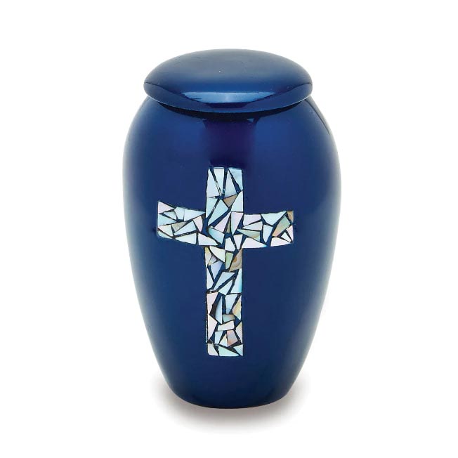 Blue Cross Cremation Keepsake