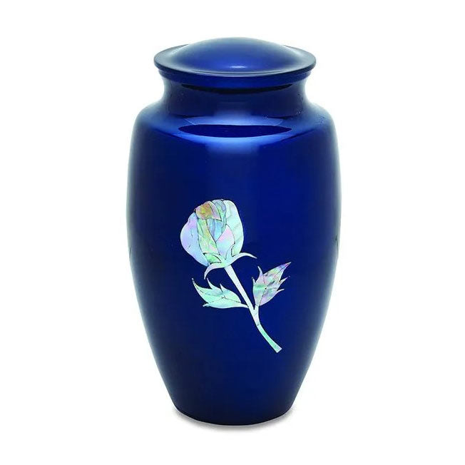 Blue Rose Adult Urn