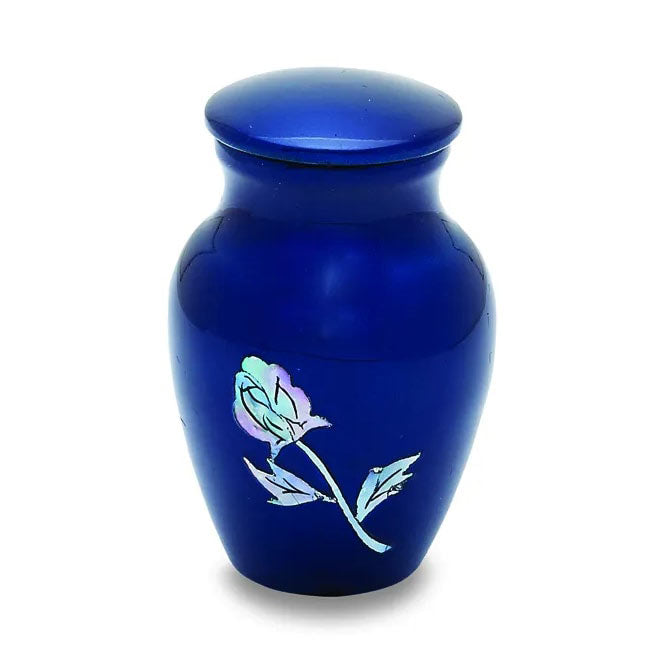 Blue Rose Cremation Keepsake
