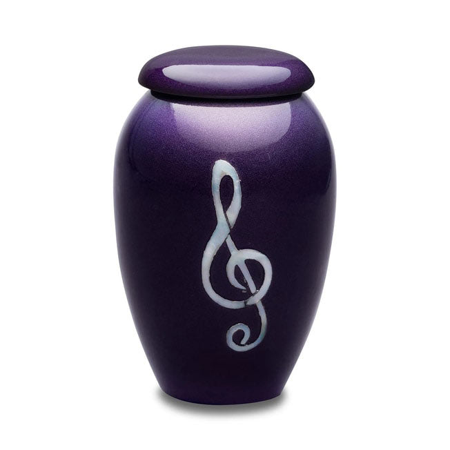 Deep Purple Cremation Keepsake