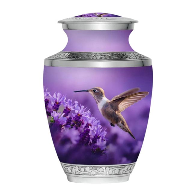 Hummingbird - Purple - Adult Urn
