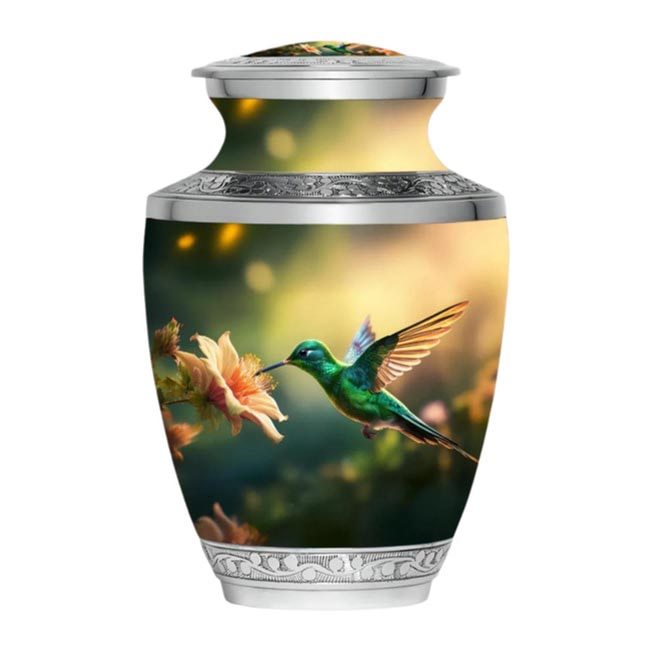 Hummingbird - Green - Adult Urn