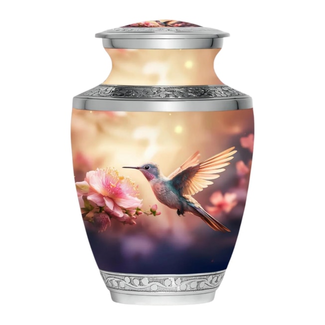 Hummingbird - Pink - Adult Urn