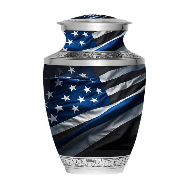 First Responder - Police (Blue) - Adult  Urn