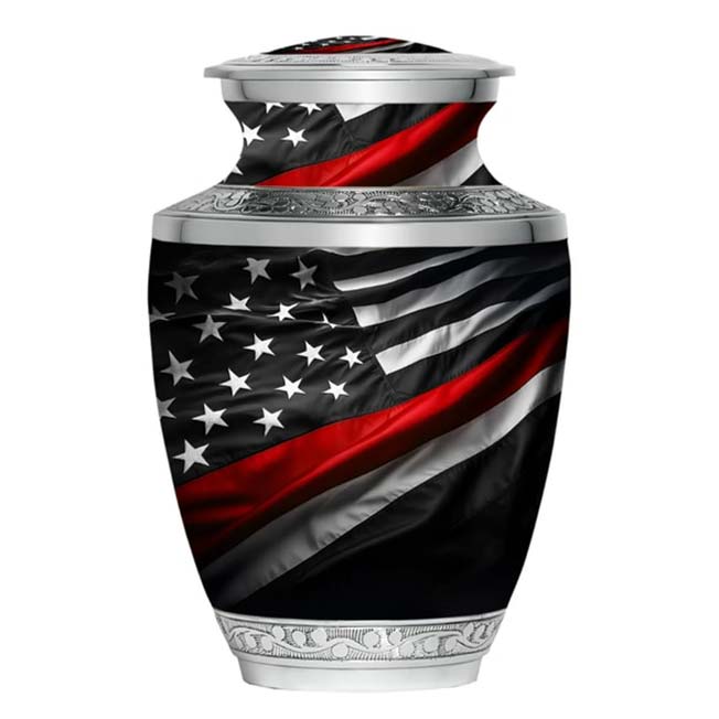 First Responder - Firefighter (Red) - Adult  Urn