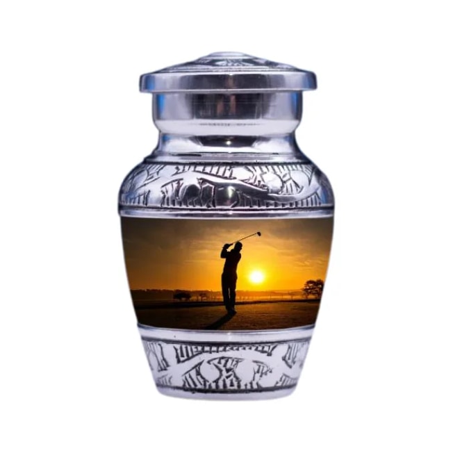 Golfer Sunset Keepsake
