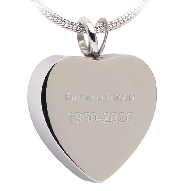 Four Paw Prints Heart Pendant