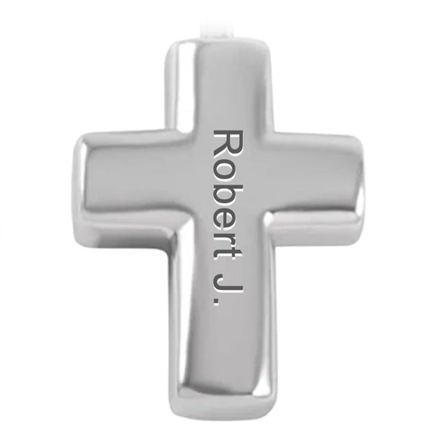 Small Cross Cremation Pendant