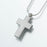 Pewter Cross Cremation Pendant