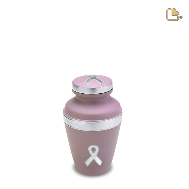 Awareness Pink Keepsake Urn