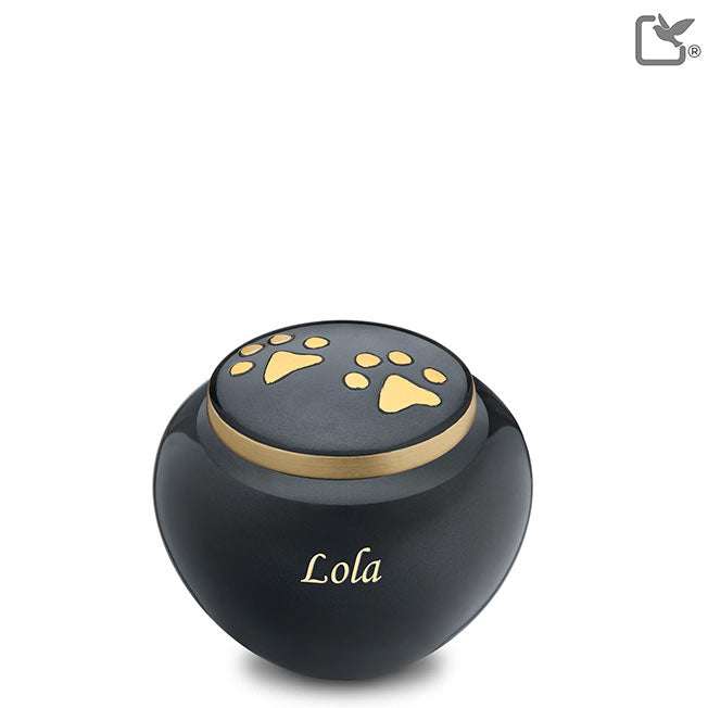 Klassische Kuschelurne für kleine Haustiere