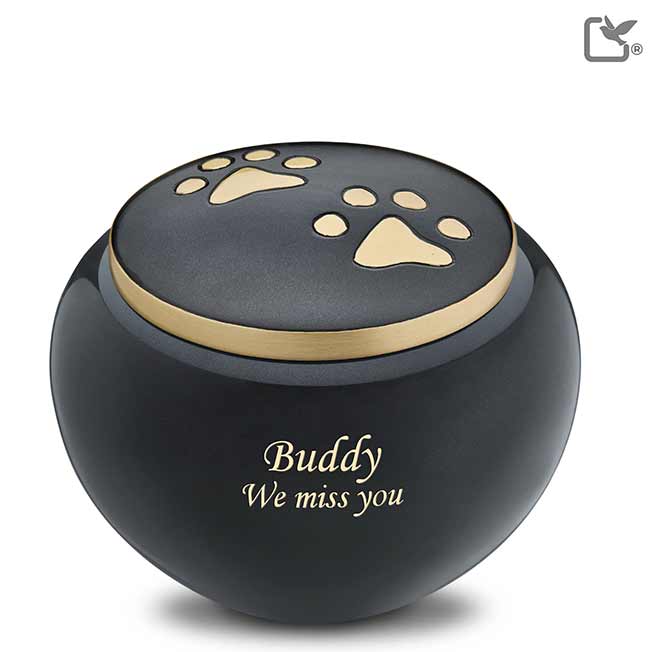 Klassische Kuschelurne für kleine Haustiere