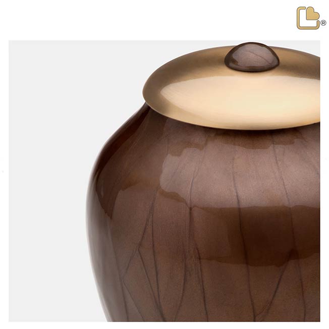 Einfachheit Bronze Haustierurne