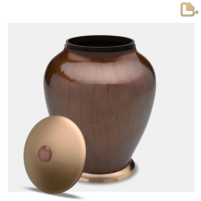 Einfachheit Bronze Haustierurne