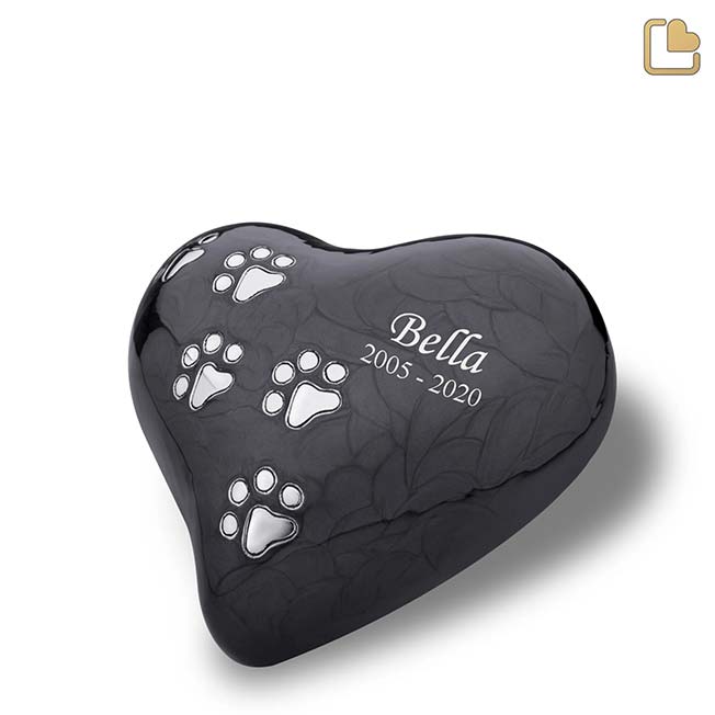 Heart Pet Pearlescent Midnight Urns