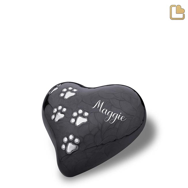 Heart Pet Pearlescent Midnight Urns