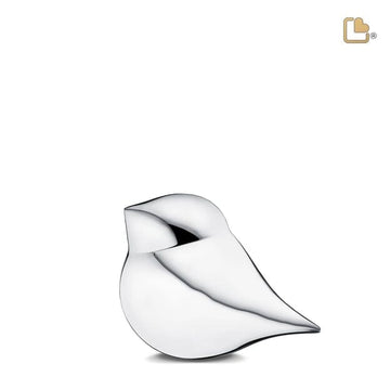 Recuerdo de cremación masculina SoulBird de plata