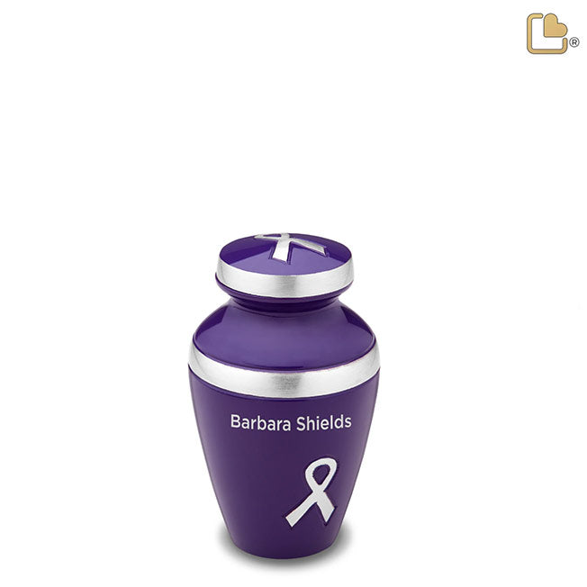 Awareness Purple Keepsake Urn