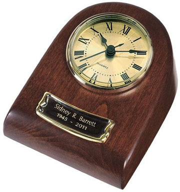 Merlot Mini Clock Wood Keepsake