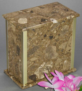 Design Brown Marble Infant Urn