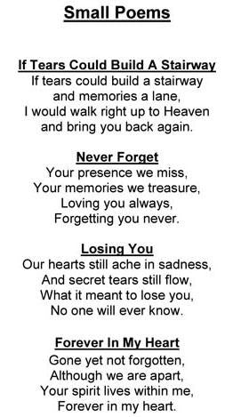 Memorial Poem Pet Wood Urn Medium Horizontal