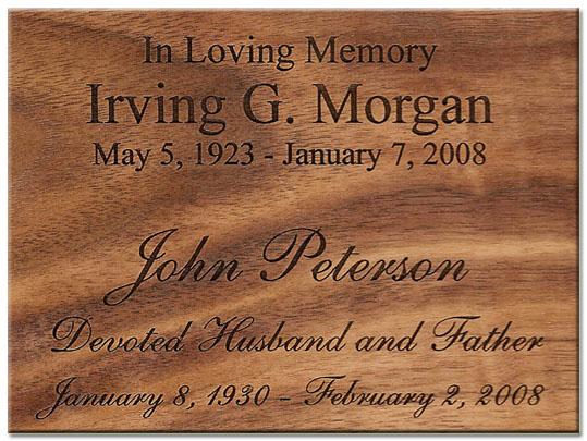 Companion Wood Urn with Inlay Doves