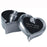 Personalized Brushed Pewter Heart Keepsake