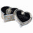 Personalized SilverGold Heart Keepsake Urn