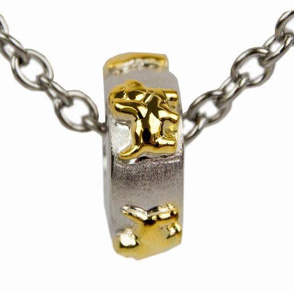 Dog Cremation Charm Bead - Sterling Silver