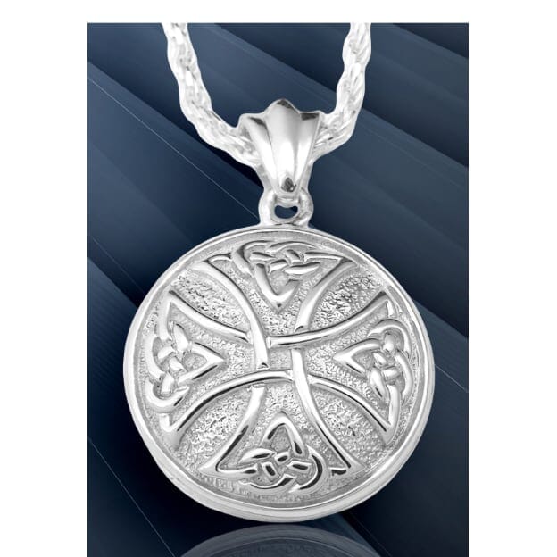 Sterling Silver Highland Celtic Cross Pendant | Walker Metalsmiths