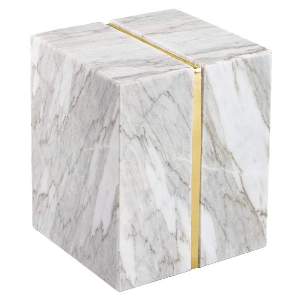 AEternitas White Marble Companion Urn