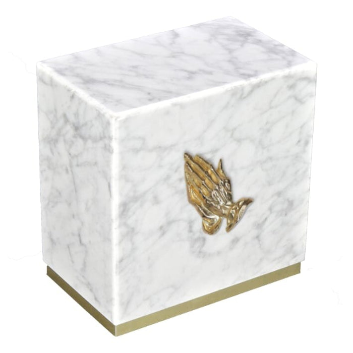 Dignity White Marble Urn