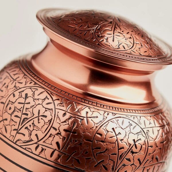 Copper Oak Urn
