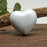 Arielle Heart Child Urn in Pearl White