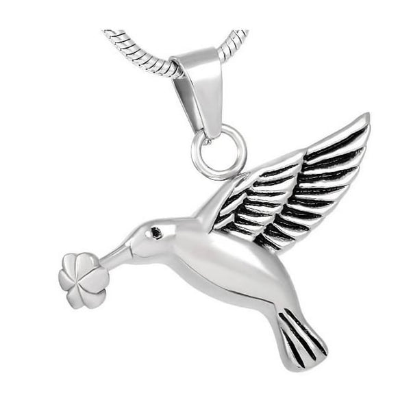 Hummingbird Cremation Necklace