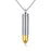 Two Tone Bullet Cremation Pendant
