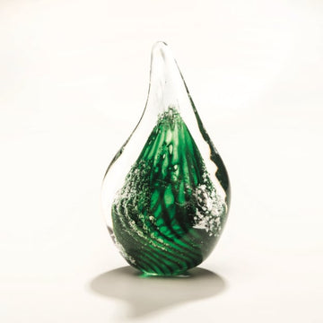 Teardrop Glass Art Cremation Keepsake
