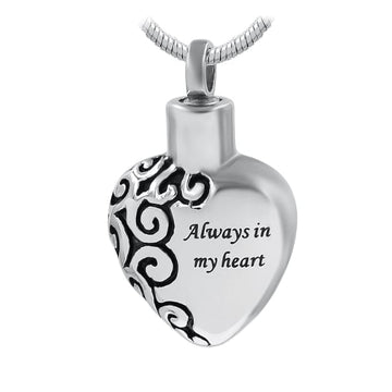 Hugo's heart - ashes into silver cremation jewellery UK