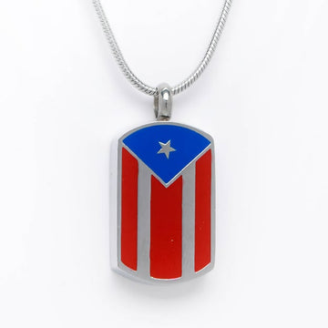 Puerto-ricanischer Flaggenanhänger, Kremationsanhänger